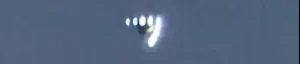 v shaped ufo caught on camera over LA