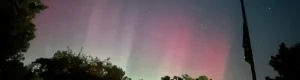 solar storm auroras light up skies in northern US
