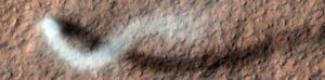 dust devils on mars found to be blown by hurricane force winds