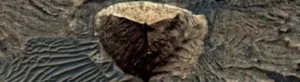 3 sided pyramid spotted on mars