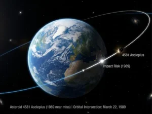 earth dodged a large asteroid by 6 hours back in 1989