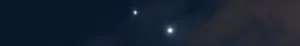 two brightest planets to form triple alignment with the moon
