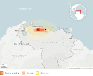back to back earthquakes strike Venezuela