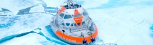new futuristic polar station is set to study the arctic