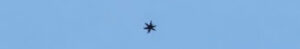 star shaped ufo photographed over California