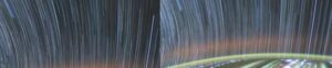 astronaut captures surreal star trails from ISS