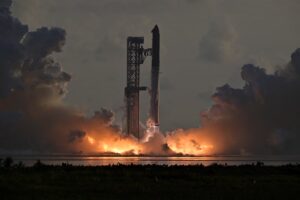 starship launches on 14th test flight and first trip to earth orbit