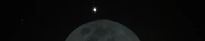 Jupiter disappears behind the moon in eclipse like event