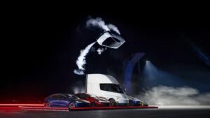 Tesla unviels flying roadster