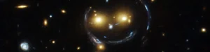 Hubble space telescope captures cosmic smile
