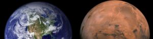 new study shows that the earth and mars had different origins